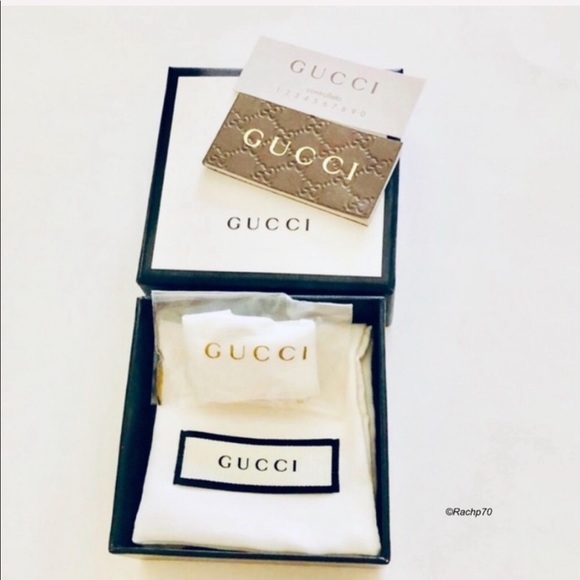 New Authentic GUCCI "Grande" Knot Sterling Ring - Picture 8 of 8